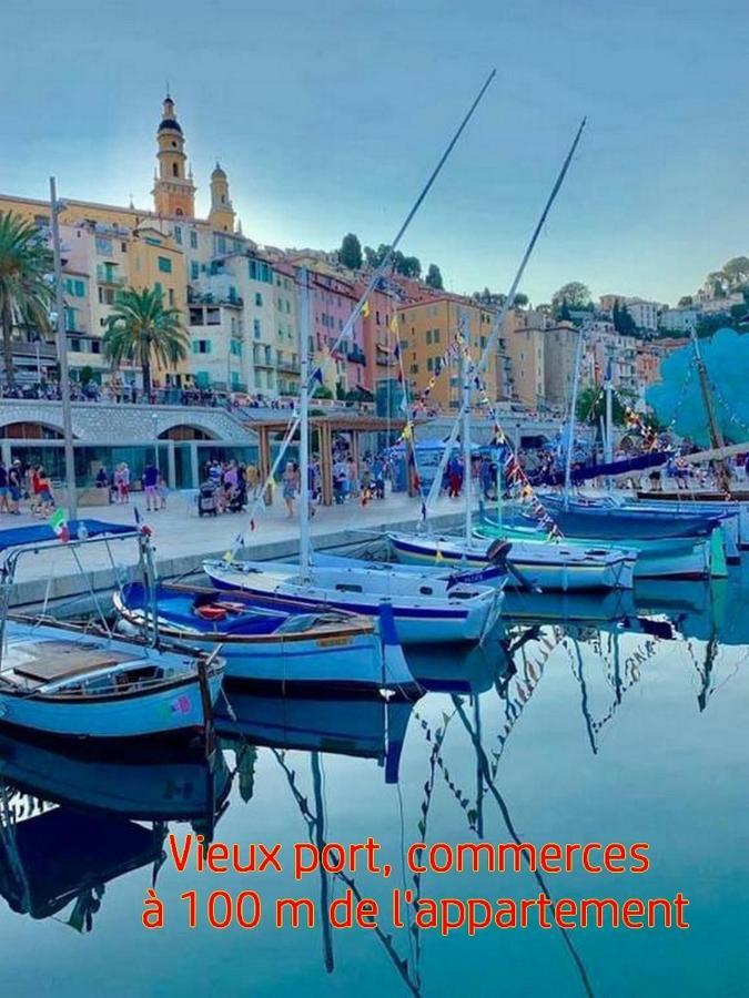 Menton, Centre Historique, Vue Mer Bagian luar foto